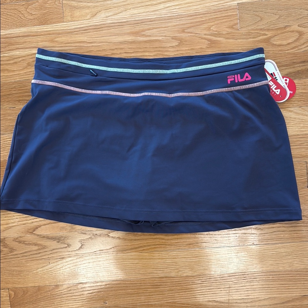 Fila Women's Gray Tennis Skirt (Skort)